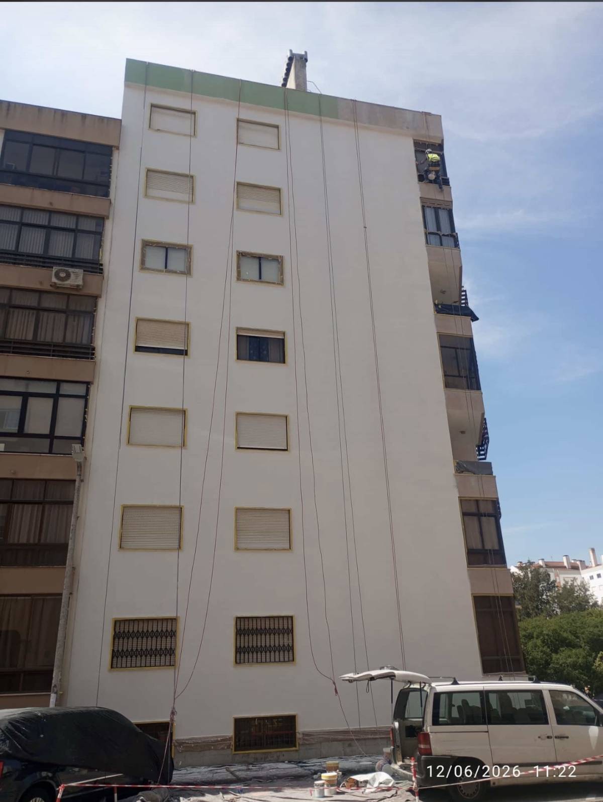 Cubo alpinismo - Almada - Construção de Muro
