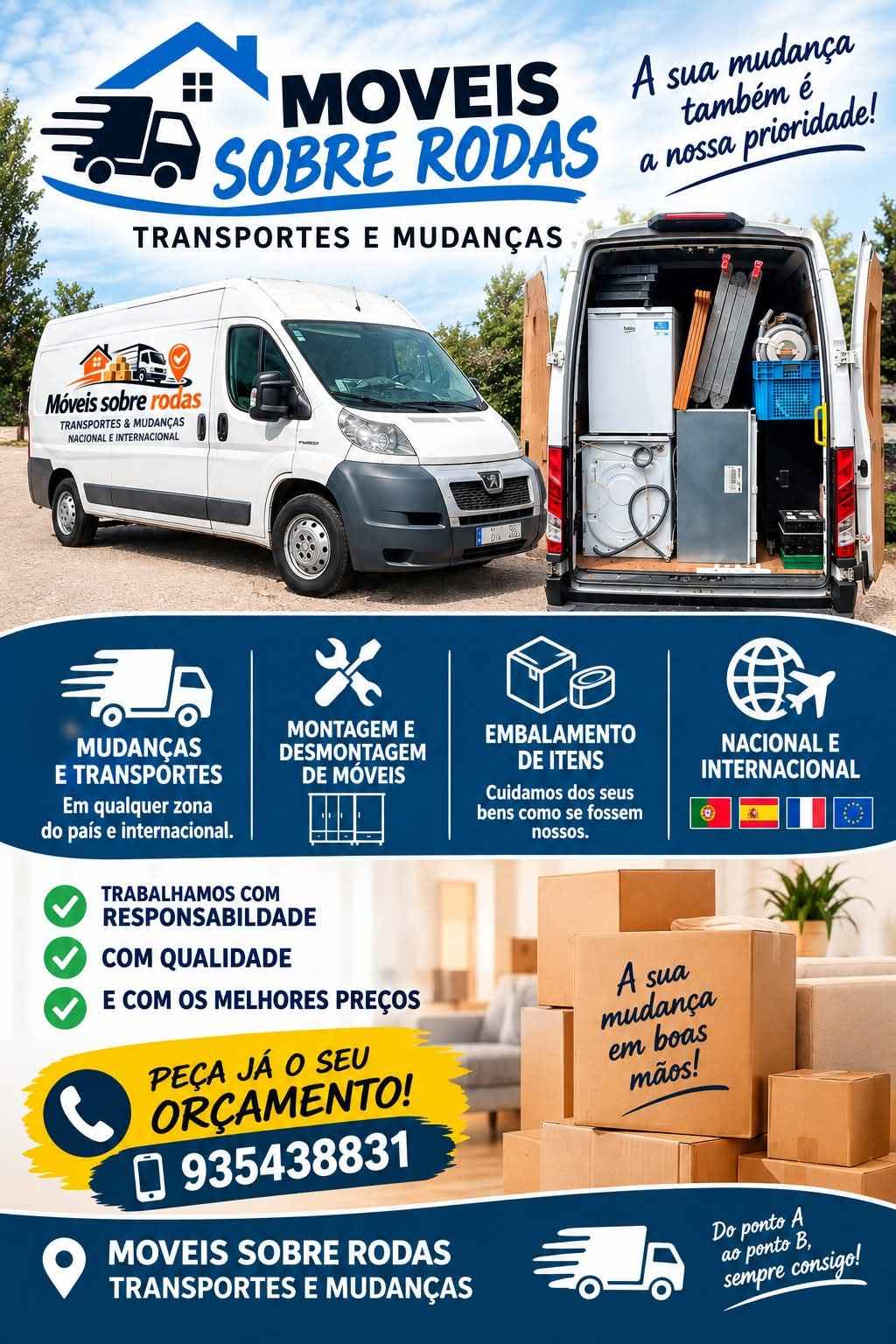 Isac Almeida - Alcobaça - Umzugsfirma - Fernumzug