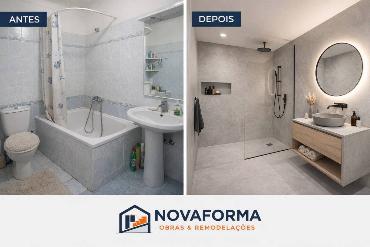 Nova Forma Obras & Remodelações - Oeiras - Instalação de Azulejos