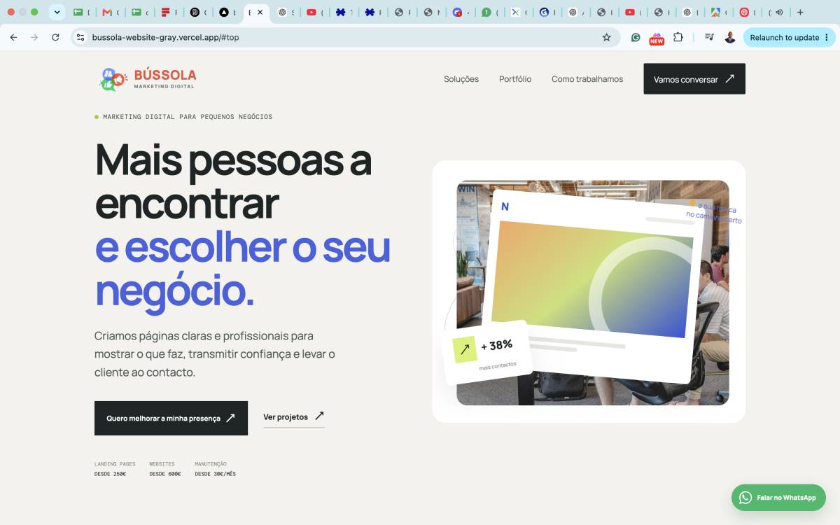 BÚSSOLA - Sintra - Web Development