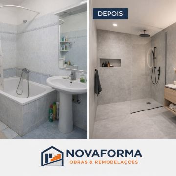 Nova Forma Obras & Remodelações - Oeiras - Instalação de Azulejos