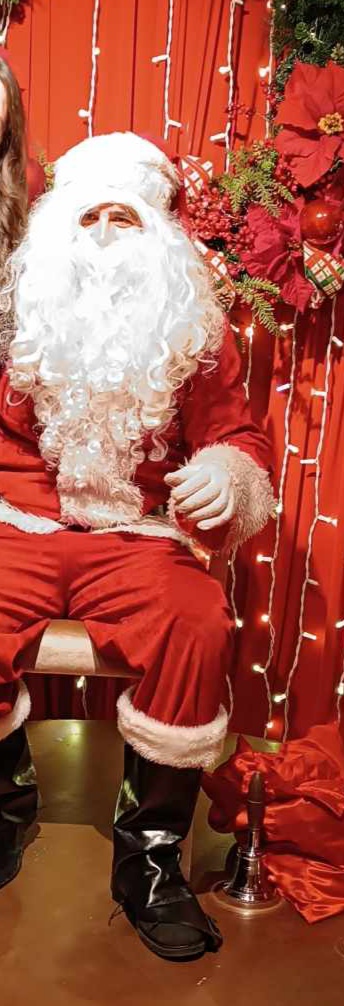 Pai natal - Póvoa de Varzim - Animador com Andas