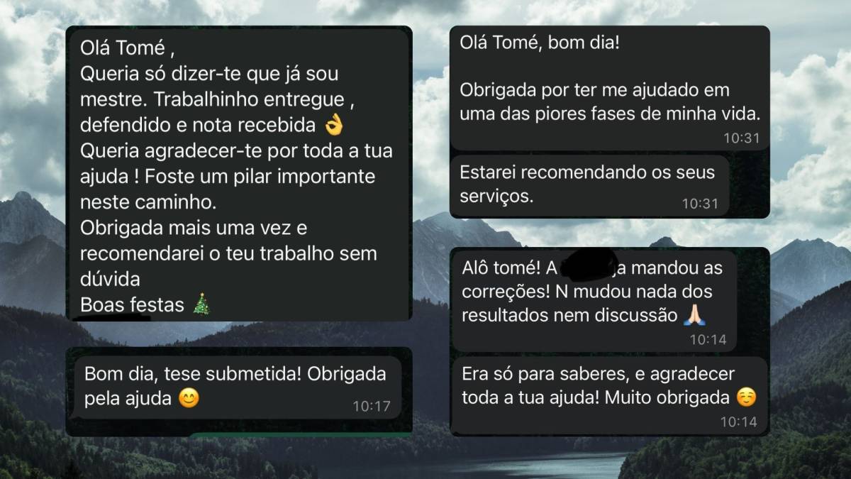 Tomé Nazaré - Sintra - Tutorías de estadística