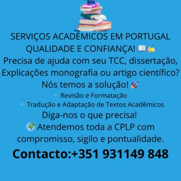 Serviços Académicos Portugal - Amadora - Textaufbereitung - Editing