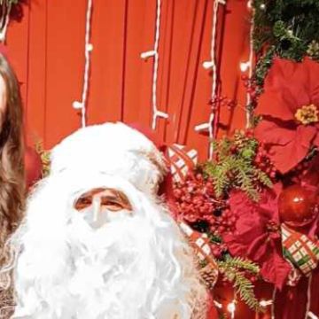 Pai natal - Póvoa de Varzim - Animador com Andas