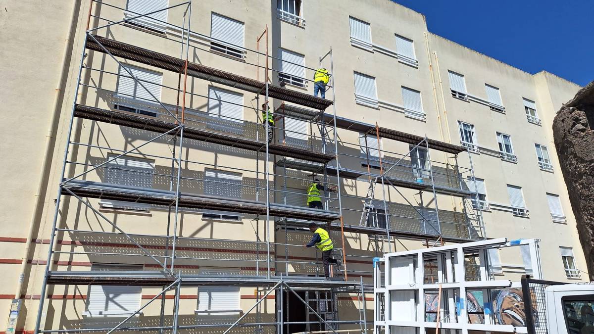 Duo Building - Lisboa - Peinture extérieure