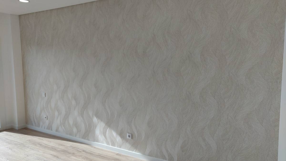 Instalación de papel pintado