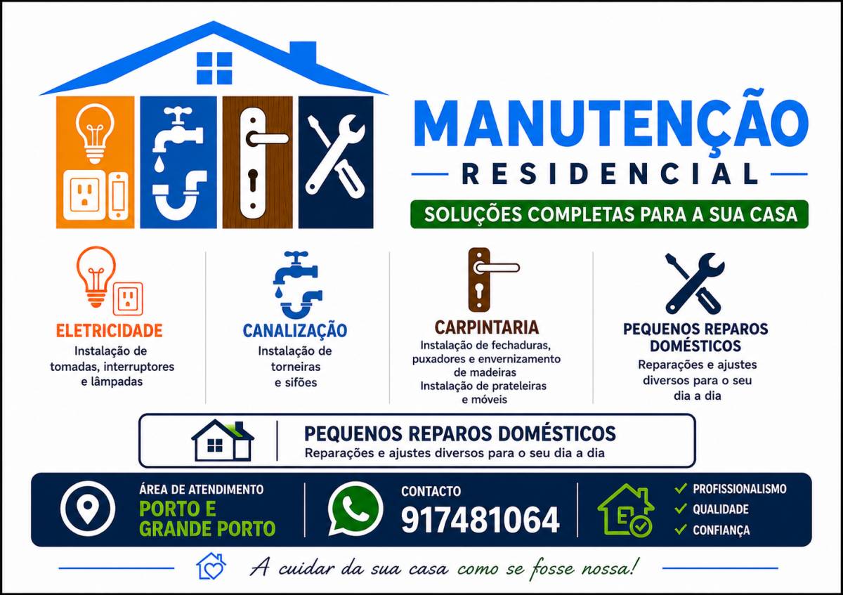 Manutenção Residencial - Vila do Conde - Klempnerarbeiten