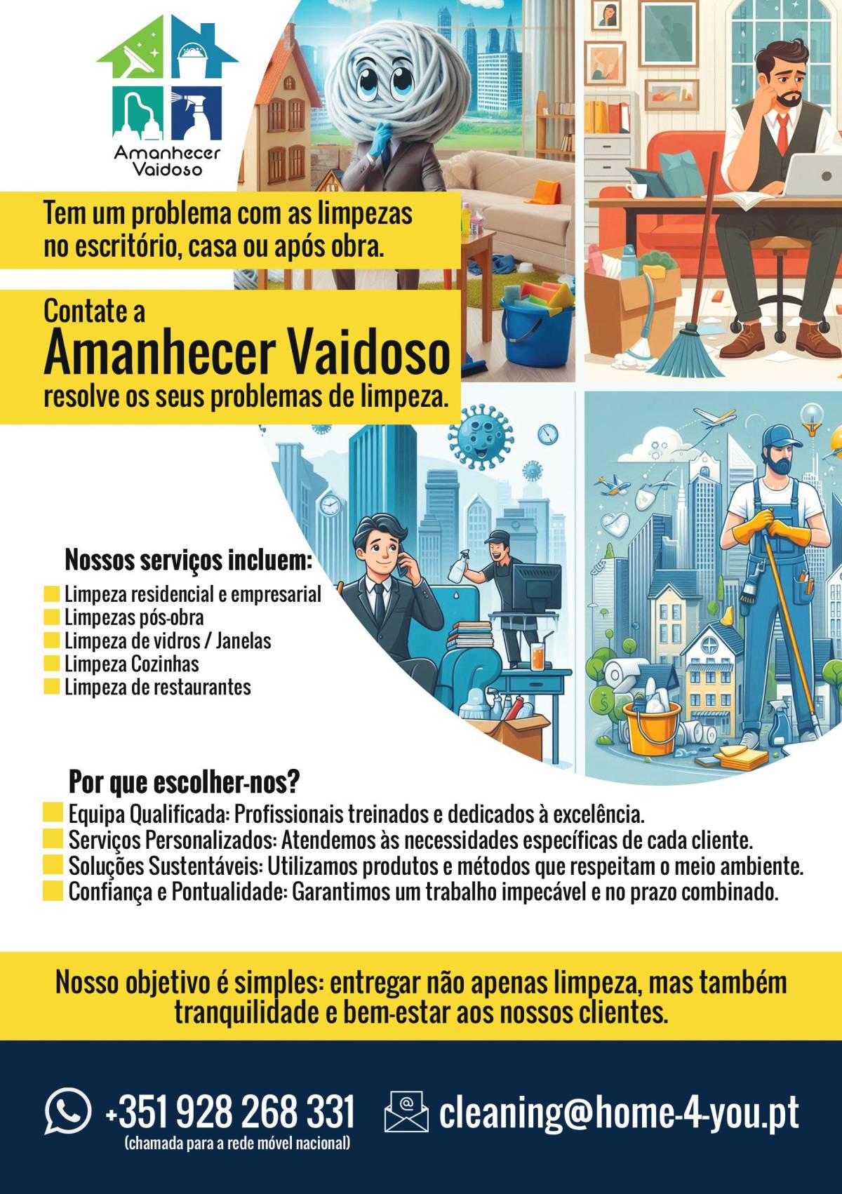 Amanhecer Vaidoso - Odivelas - Organização da Casa