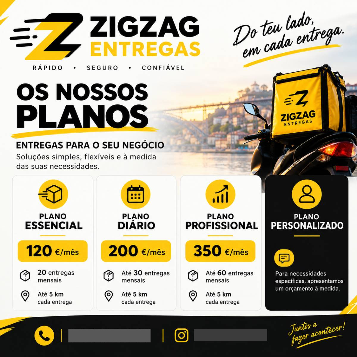 Zigzag Entregas - Vila Nova de Gaia - Entrega de alimentos