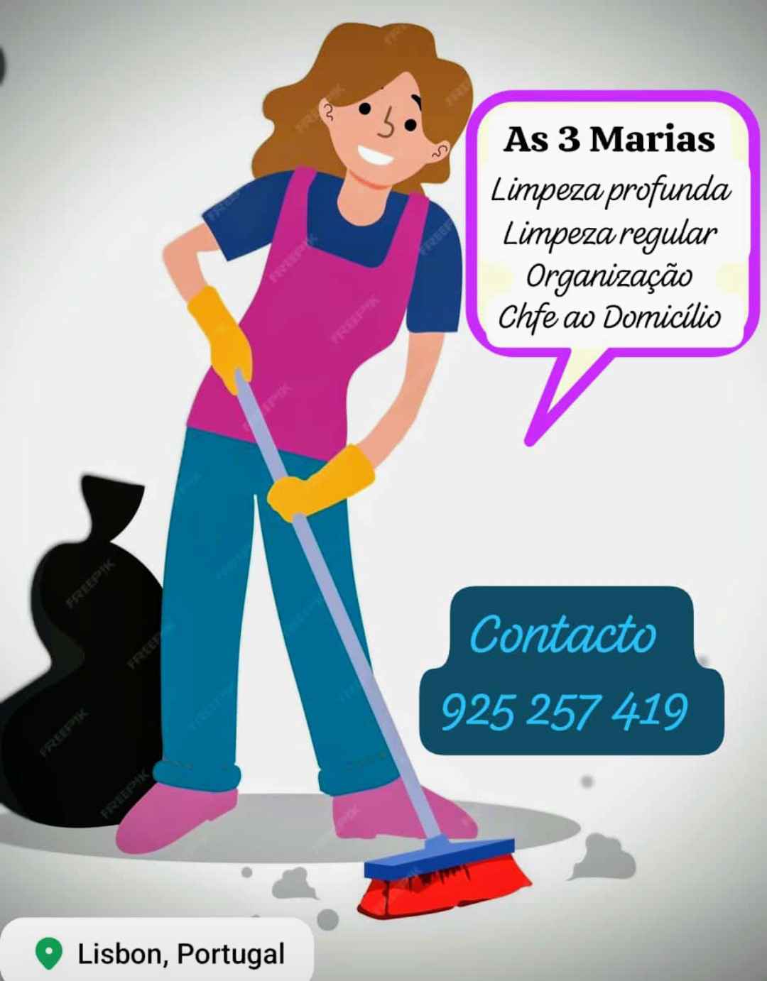 Maria Madalena Augusto - Lisboa - Limpeza de Espaço Comercial