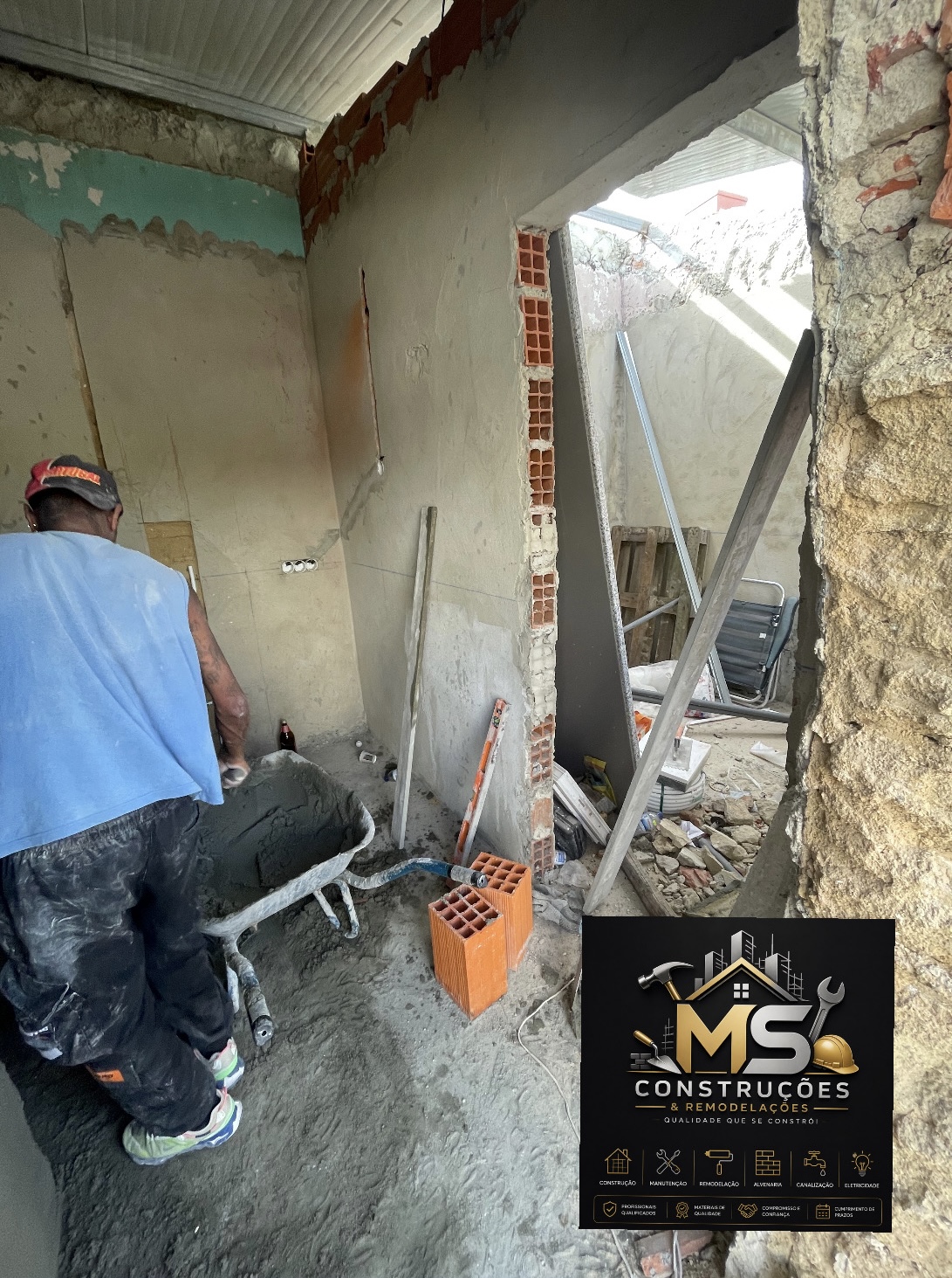 MS construções - Palmela - Instalação ou Substituição da Canalização Exterior