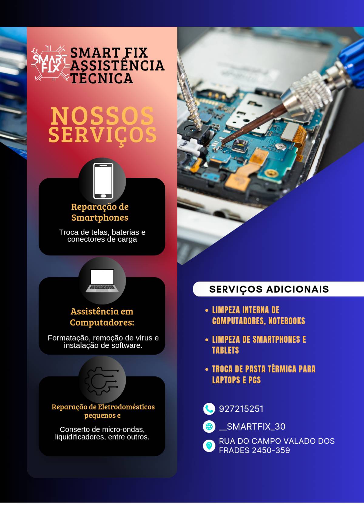 Smart Fix - Nazaré - Reparación de teléfonos o tabletas