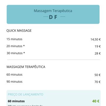 Massagem Terapêutica DF - Loures - Masaje deportivo
