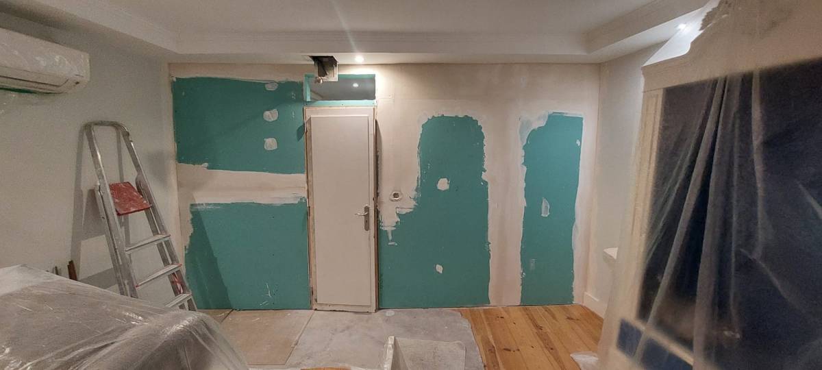 Tg Prime Remodelação - Almada - Construction de mur intérieur