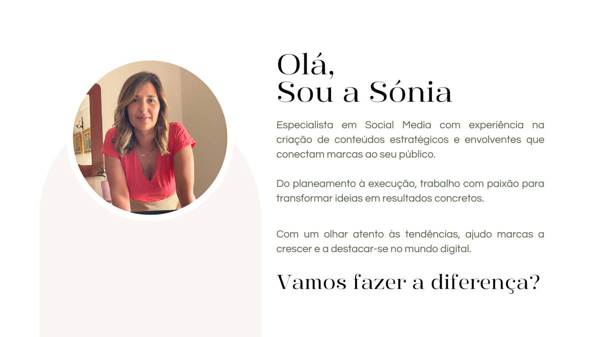 Sonia Maciel Social Media Manager - Esposende - Digitales Marketing