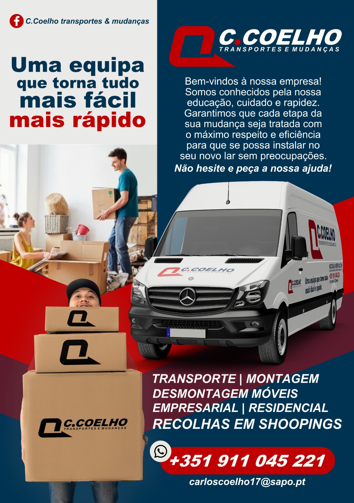Tranpostes e mudanças C. Coelho - Penafiel - Long Distance Moving