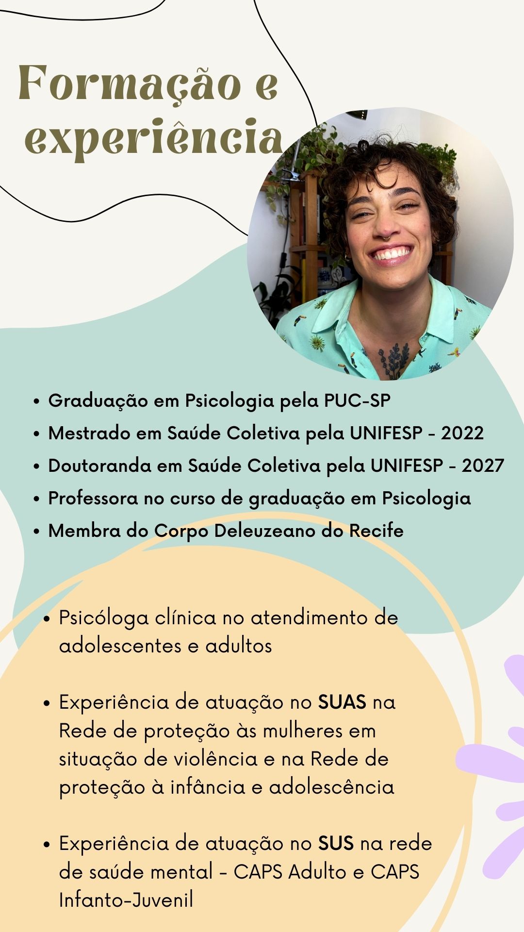 Helena Andreoli - Psicóloga - Lisboa - Therapy