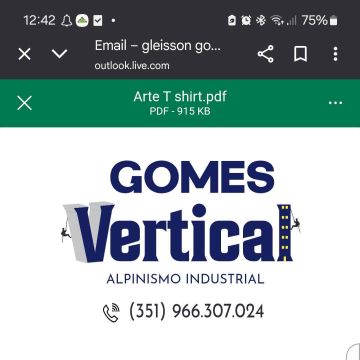 Gomes vertical alpinismo industrial - Moita - Pintura