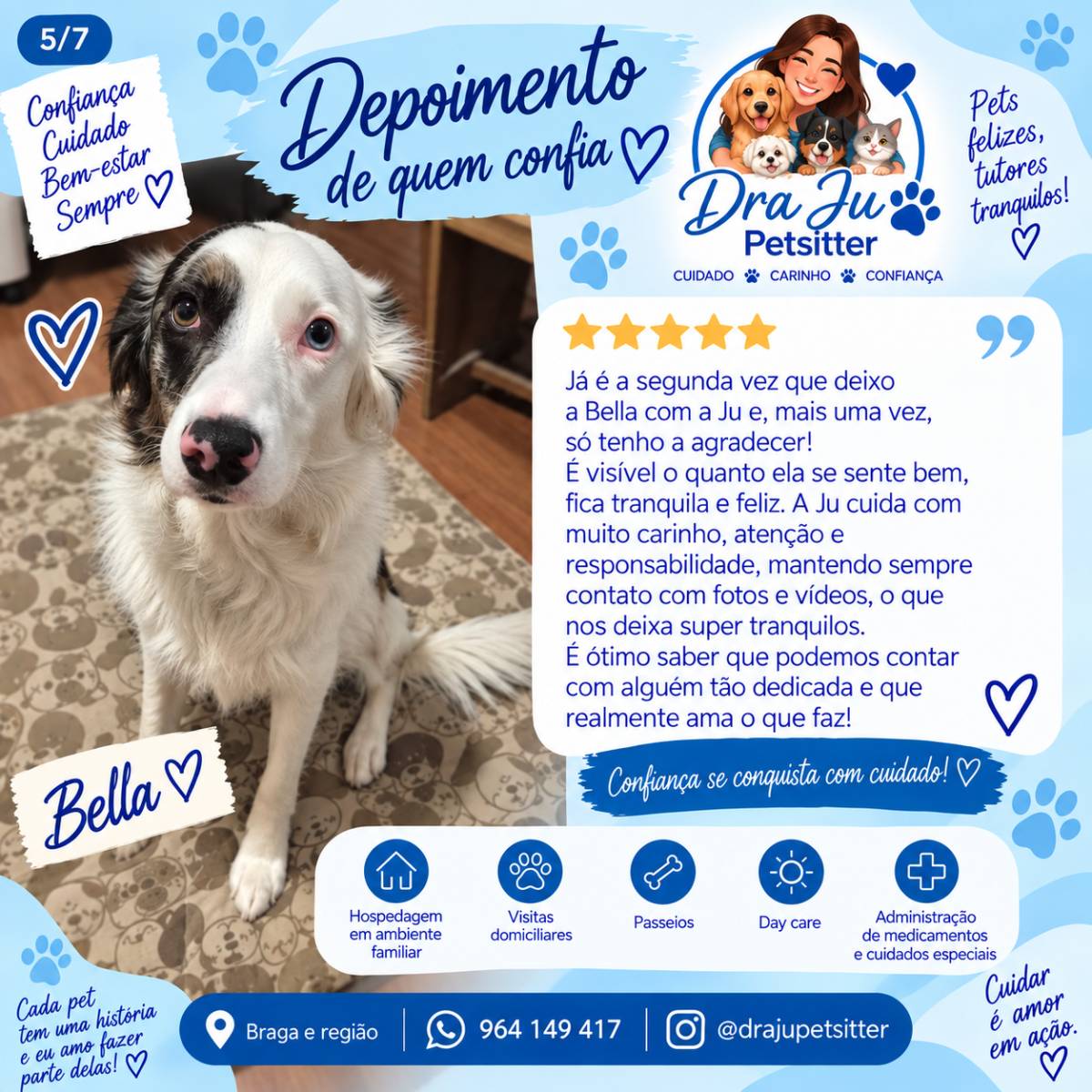 Dra Ju Petsitter - Braga - Hundetagesstätte (Hundesitter)