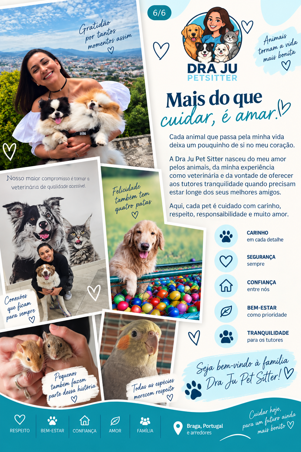 Dra Ju Petsitter - Braga - Tierpension