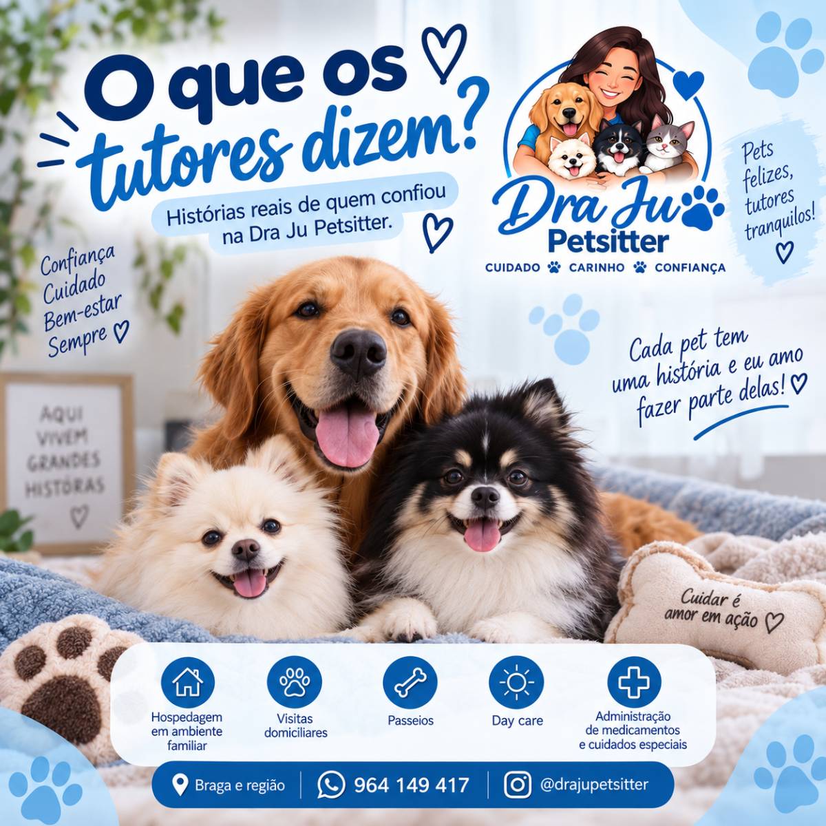 Dra Ju Petsitter - Braga - Hundesitter