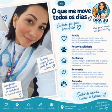 Dra Ju Petsitter - Braga - Haustierpflege