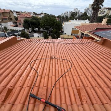 MF  rapel - Cascais - Instalación de lámparas
