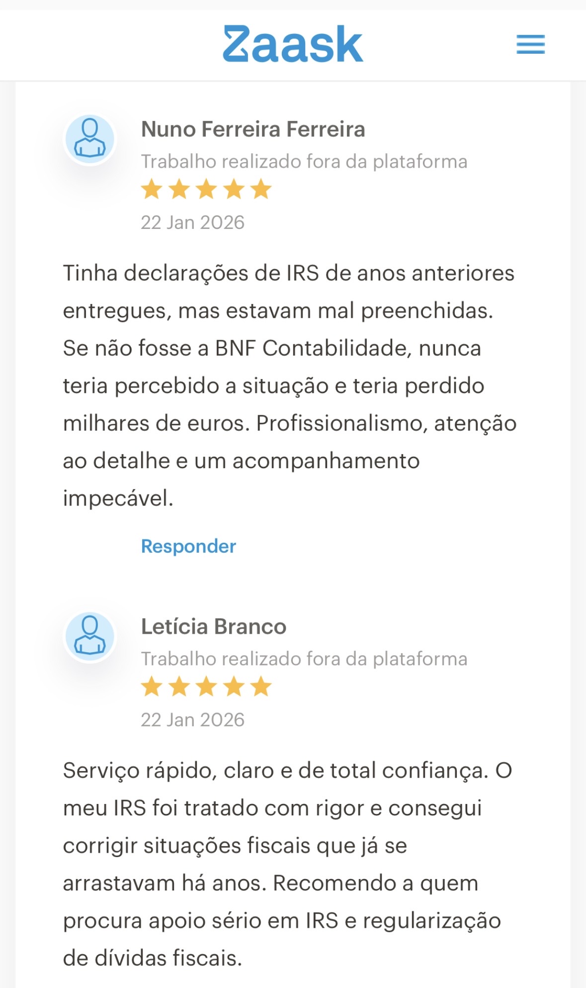 BNF Contabilidade - Braga - Assistance administrative