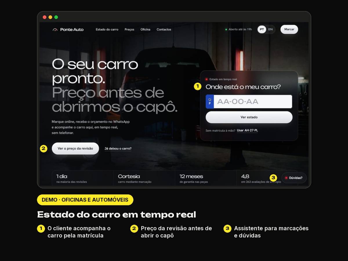 Igor · FINEWEB — Sites, automação e assistentes de IA para empresas - Leiria - Design graphique