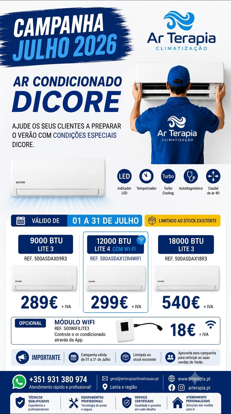Ar terapia climatização - Marinha Grande - Instalação ou Substituição de Tubagem de Ventilação