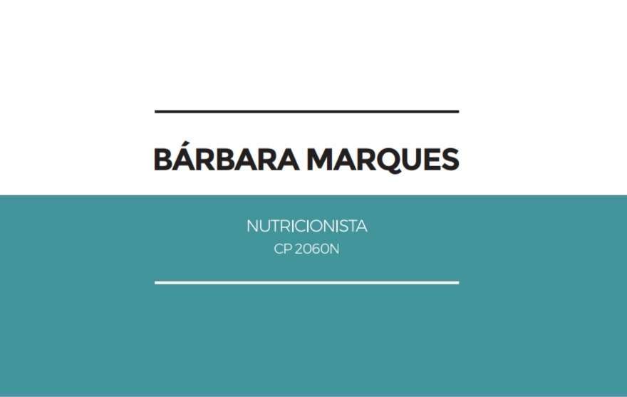 Bárbara Marques - Paredes - Nutricionista