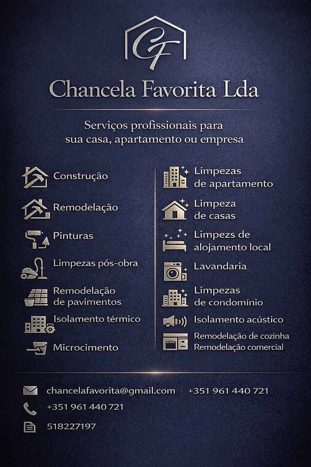 Chancela Favorita lda - Loulé - Instalação ou Substituição de Telhado