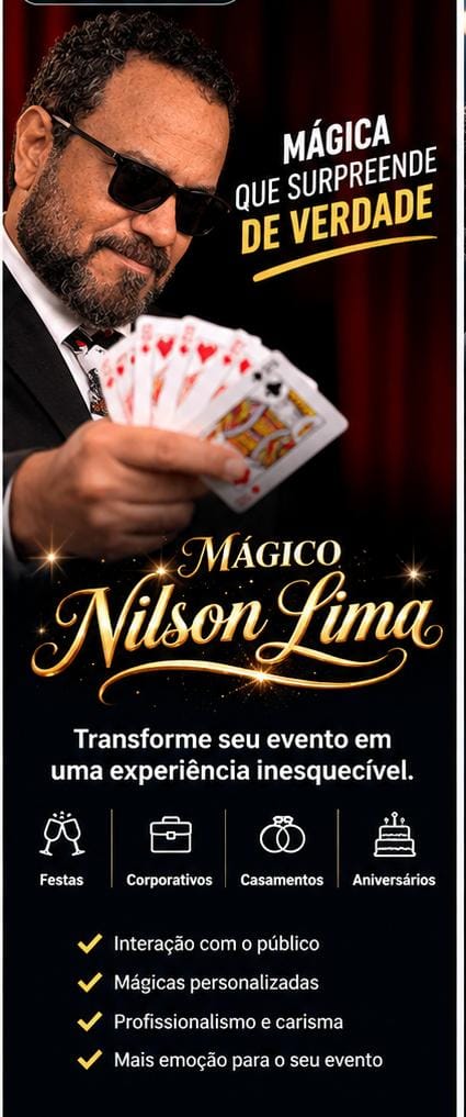 Mágico Nilson Lima - Vila Nova de Gaia - Espetáculo de Circo