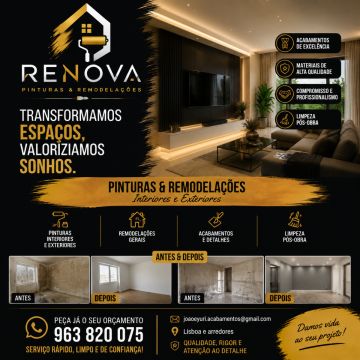 RENOVA HOME SOLUTIONS - Lisboa - Pintura Exterior