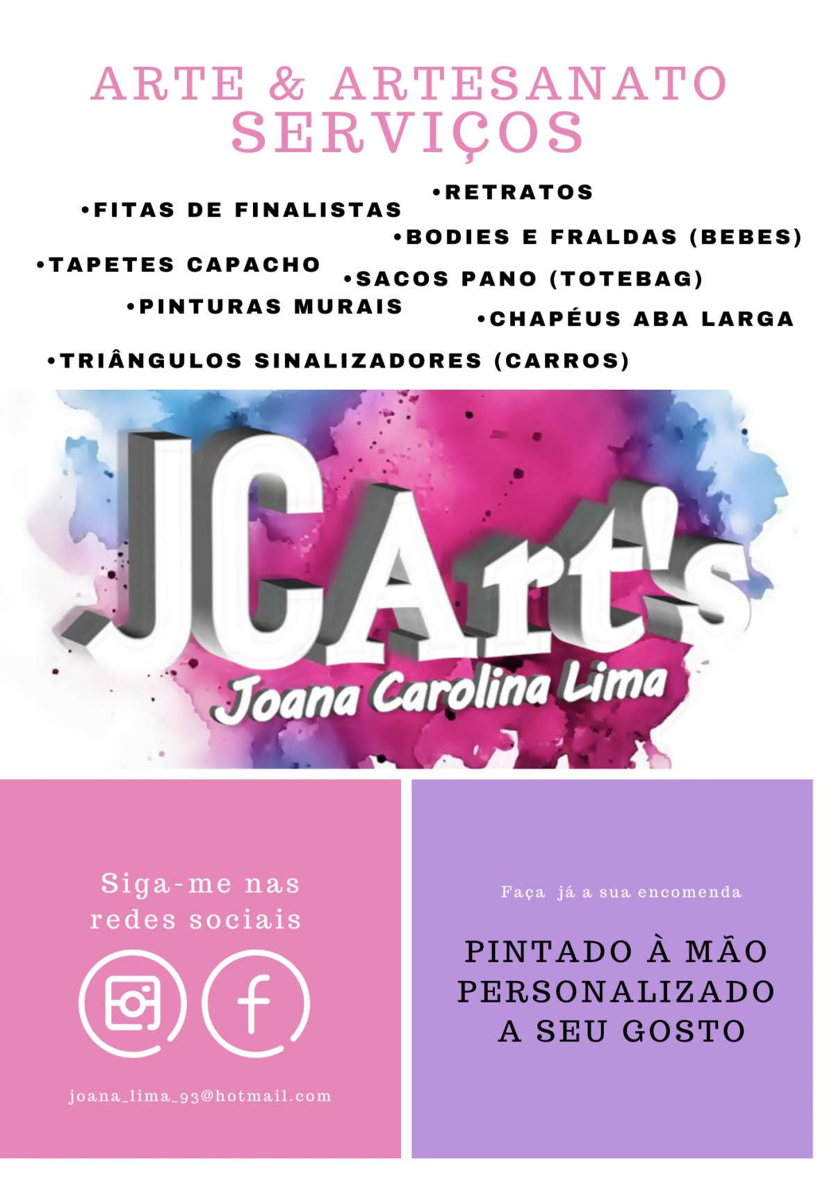 JCArt's - Amadora - Trabalhos Manuais e Artes Plásticas