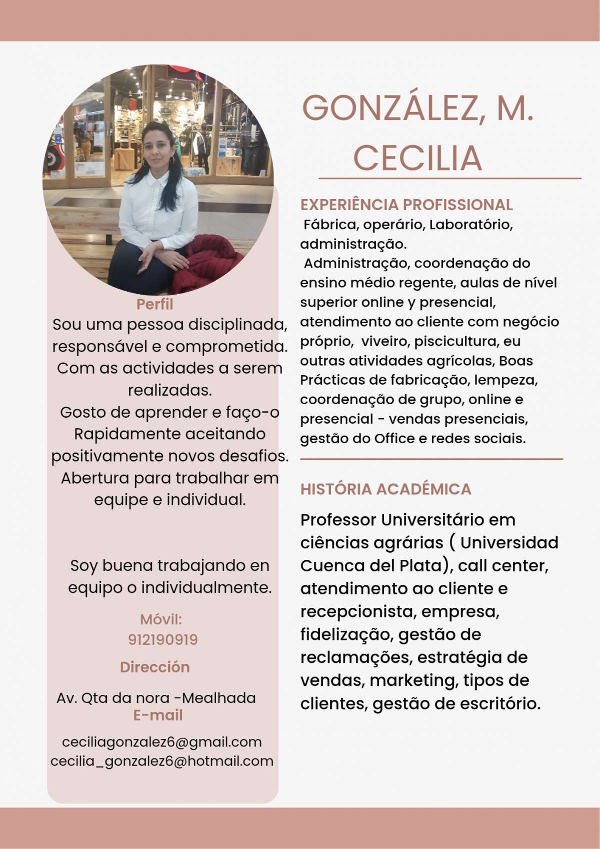 Cecilia - Mealhada - Limpeza de Janelas