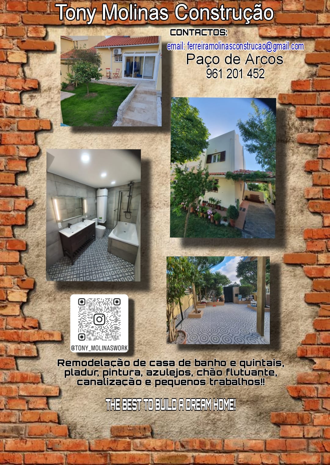 Molinas Construções - Oeiras - Outdoor Plumbing Installation or Replacement
