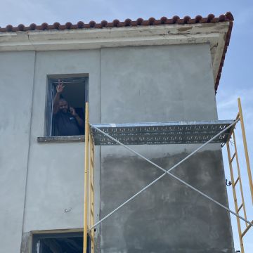 Capoto raro - Viana do Castelo - Reparación y texturización de placas de pladur