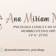 Ana Miriam Neves - Odivelas - Sessão de Psicoterapia
