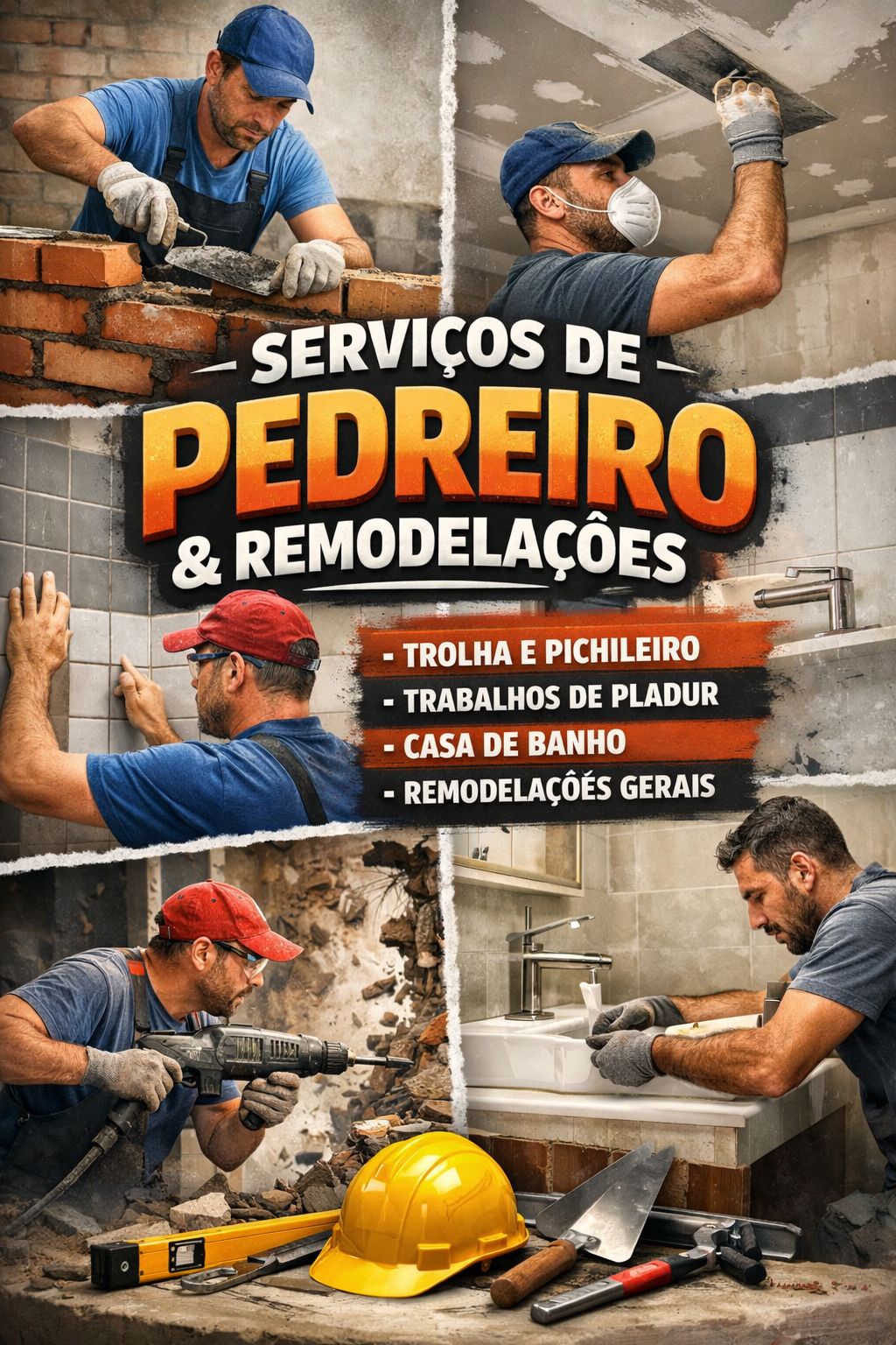 Alan da Silva pedreiro - Gondomar - Abwasserrohre reparieren oder warten