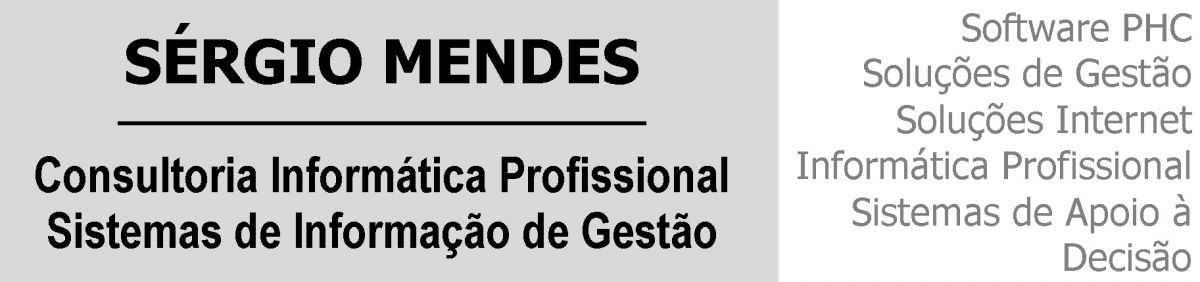 Sérgio Mendes - Consultoria Informática Profissional - Sintra - Sistemas Telefónicos