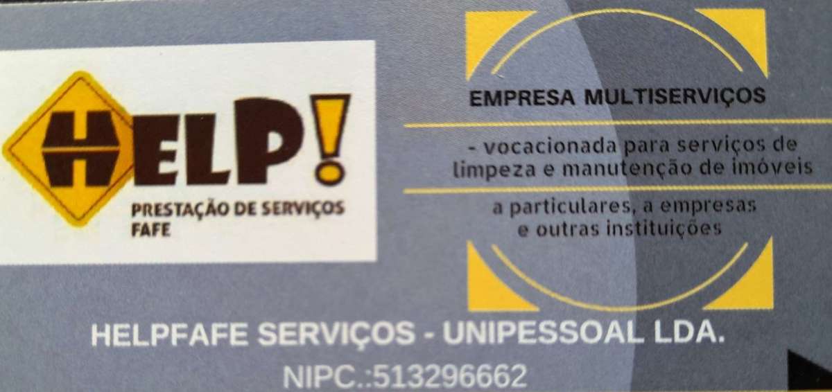 HELP SERVIÇOS - Fafe - Empresas de Mudanças