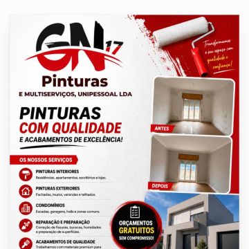 Gn17pinturas e multiserviços, unipessoal Lda - Sintra - Limpeza de Telhado
