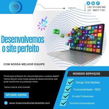 True Consultoria Industrial - Póvoa de Varzim - Graphic Design