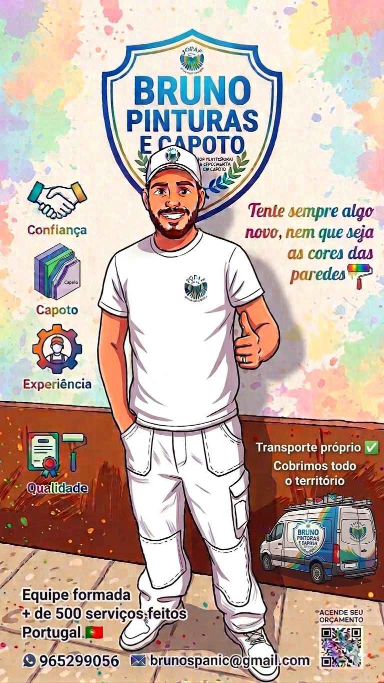 Pintor interno e esterno do começo ao acabamento - Sobral de Monte Agraço - Pintura Exterior