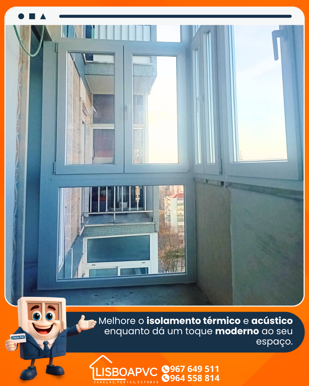 Lisboa Pvc - Sintra - Balkonverglasung montieren