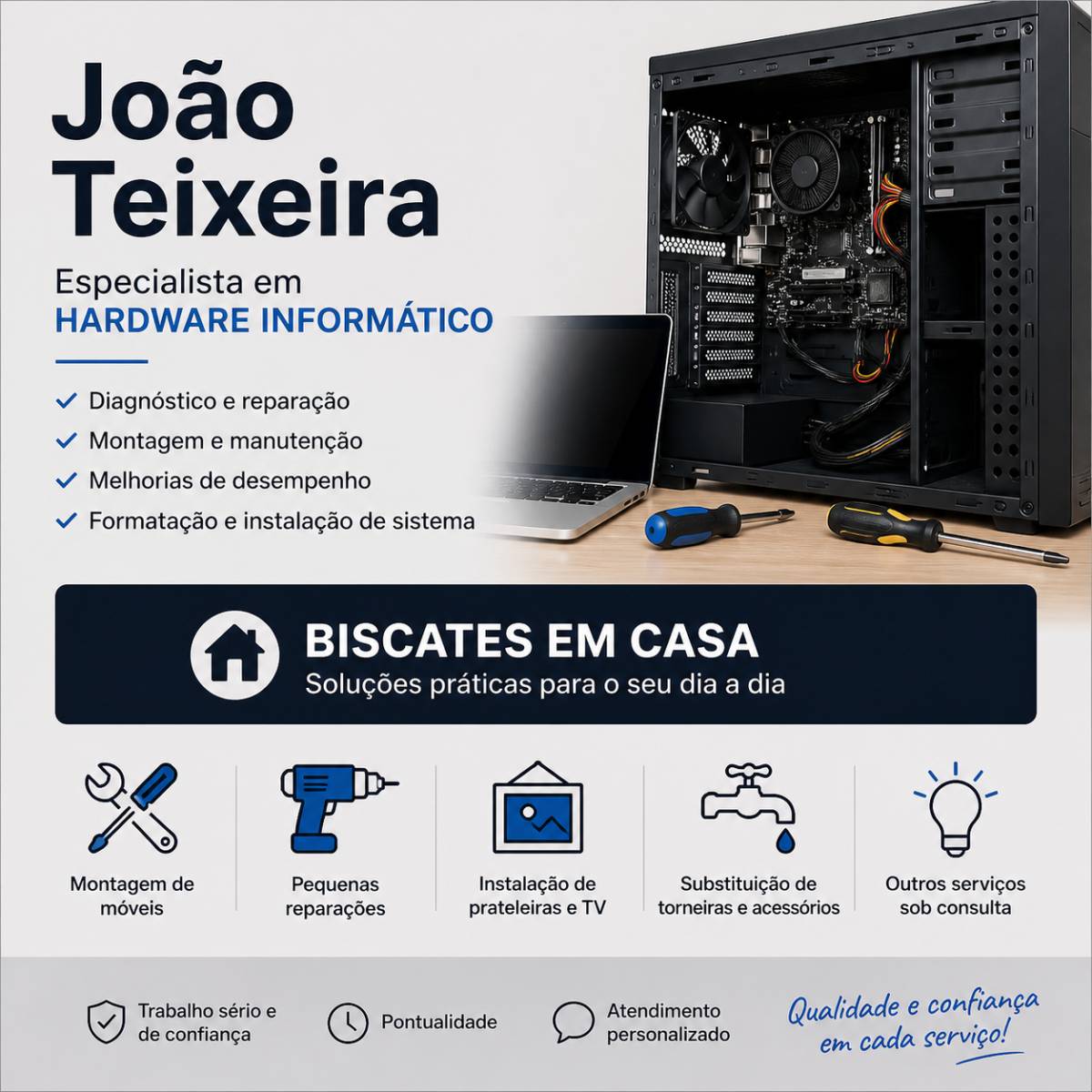 JT - Serviços à sua medida - Gondomar - Heimkino Reparatur und Wartung