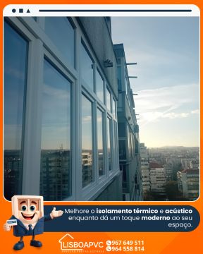 Lisboa Pvc - Sintra - Balkonverglasung montieren