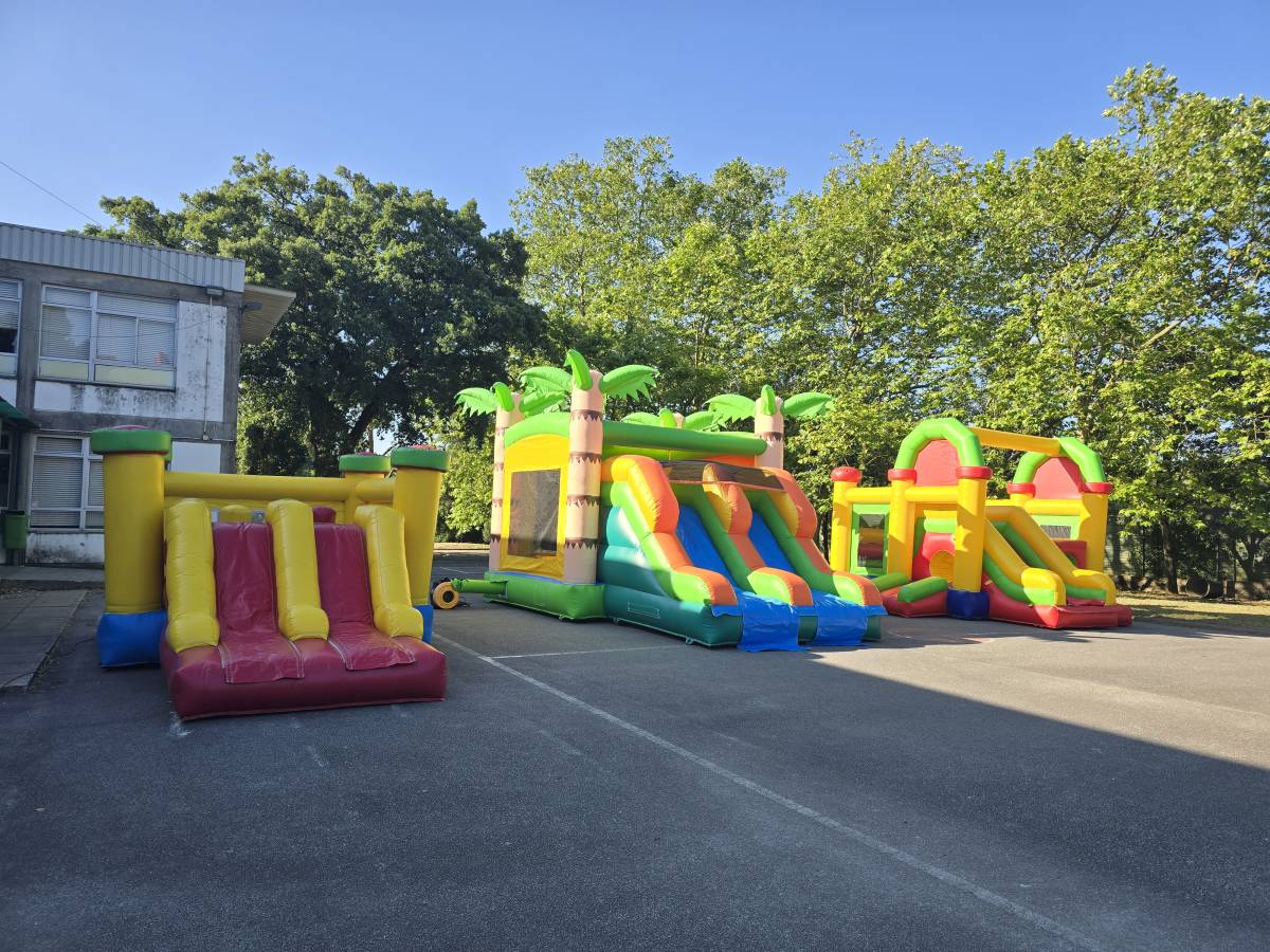 Castelos em Festa -  Aluguer de equipamentos insufláveis e recreativos - Vila Nova de Gaia - Organização de Festa de Chá Revelação